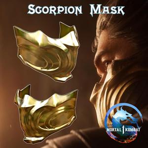 SCORPION MASK MORTAL KOMBAT 1