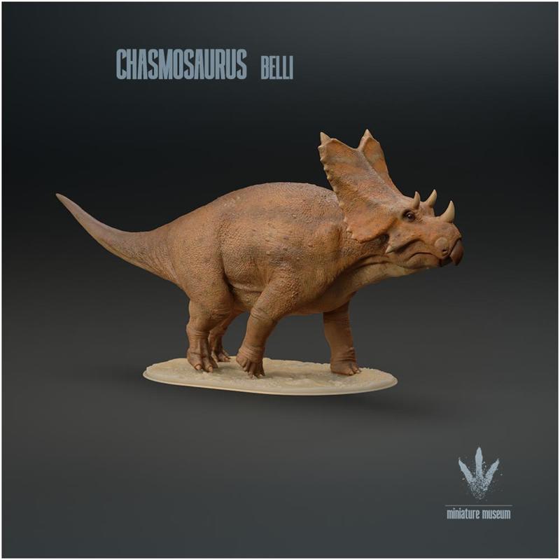 Chasmosaurus belli : Walking