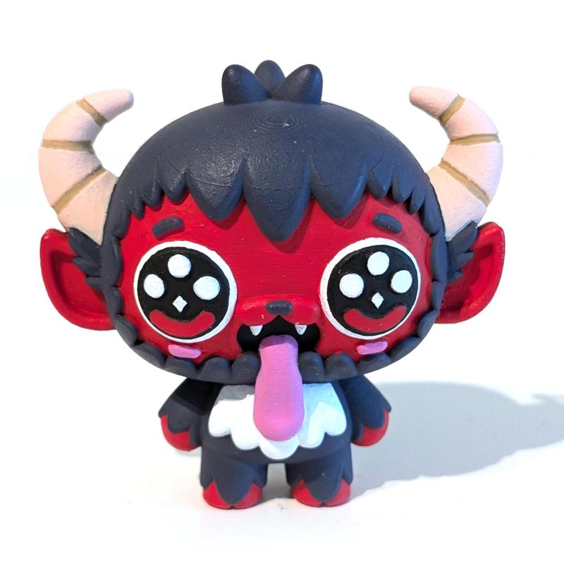 Cute Littlest Krampus 3D Printable Art Toy Figure – Adorable Holiday Design