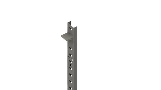 Single Slotted Slim Shelf Bracket & Clips