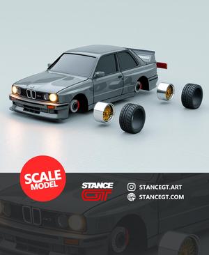  BMW M3 E30 | SCALED 1/64 | Model kit car