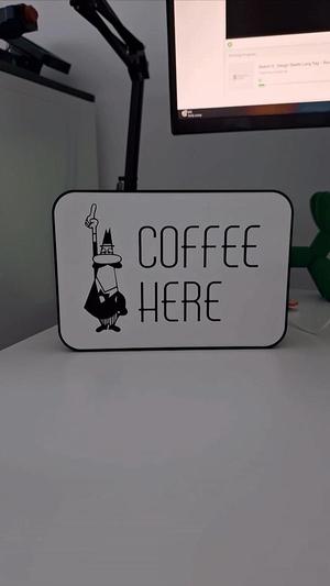 Coffee Lightbox Sign