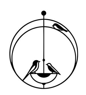 Birdfeeder wall art