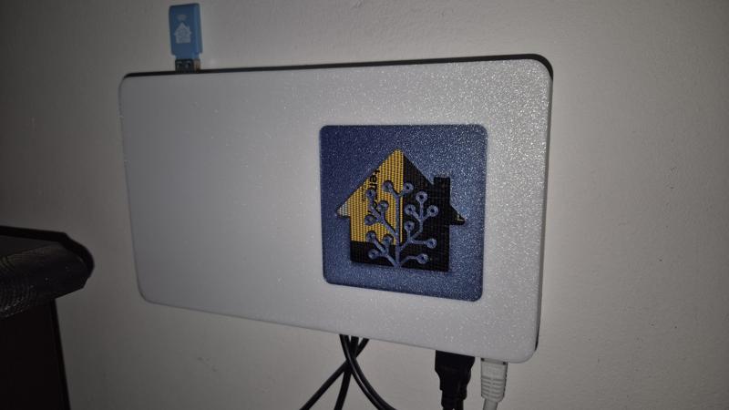 Wall Mount Home Assistant raspberry pi 4 + SSD + Sky Connect