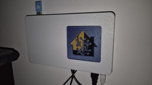 Wall Mount Home Assistant raspberry pi 4 + SSD + Sky Connect