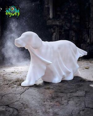 Ghost Dog Figurine 