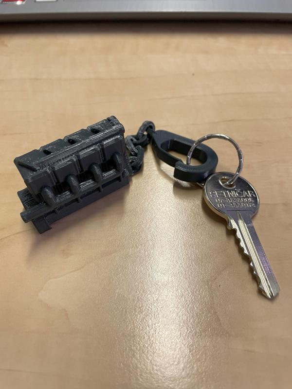iINLINE 4 engine keychain