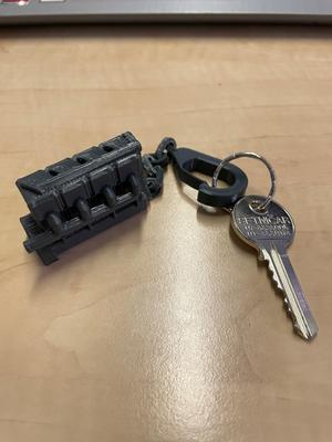 iINLINE 4 engine keychain