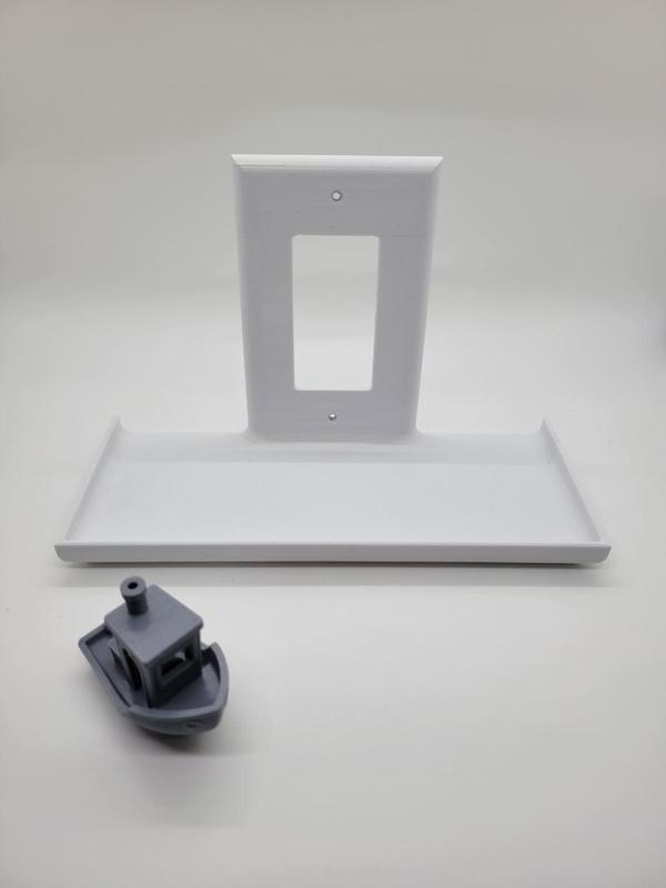 Minimalist Wall Plate Shelf