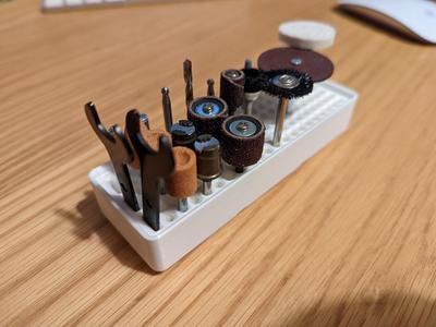 Gridfinity dremel bit storage.stl