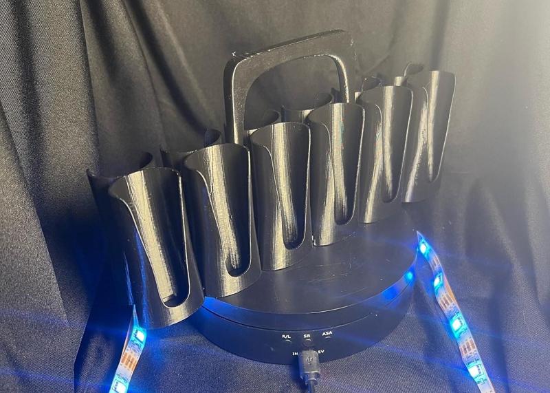 Portable Paint Tube Holder