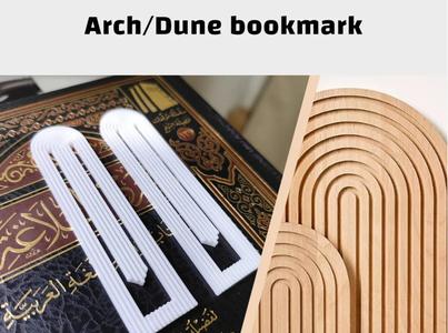 Arch / Dune bookmark - page marker