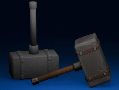 Thor Like Hammer with Leather Straps