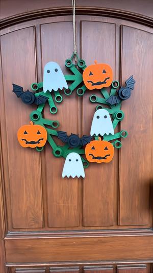 Halloween Pumpkin for Lego Wreath