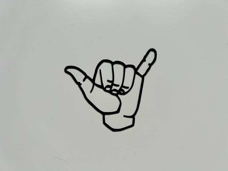 Shaka Sign Wall Art #1