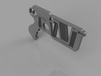 Scalable Mark Rober Compliant Dart Gun (with .dxf for laser cutting)
