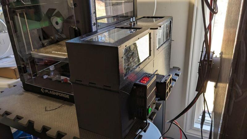 two spool dryer/feed box