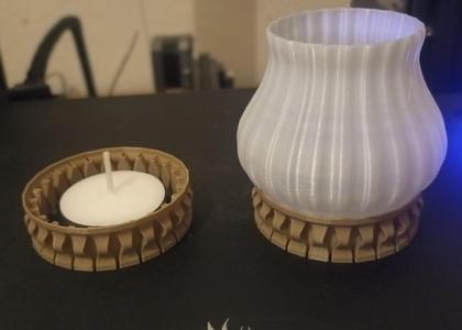 Christmas Candle lamp