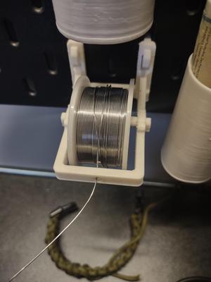 Solder wire holder for IKEA Skadis board