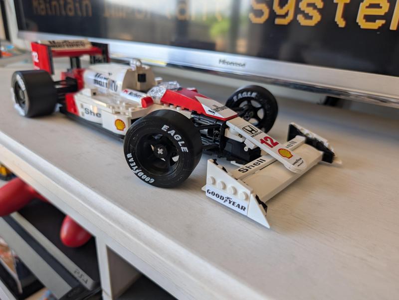 LEGO SENNA Goodyear Tyre Tire Wheel Logo FRONT and Back