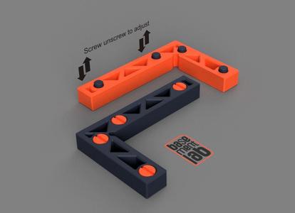 Square Tool with adjustable Stop / Squadra con battuta regolabile a scomparsa