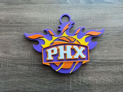 Phoenix Suns Oversized Necklace, Pendant
