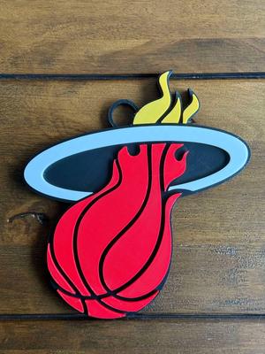 Miami Heat Oversized Necklace, Pendant
