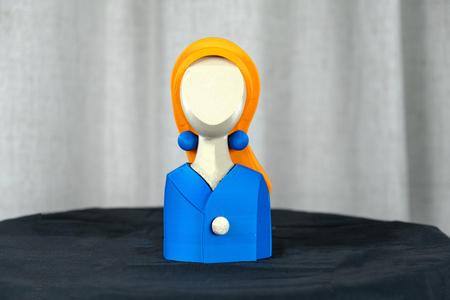 Lady with an Earring Sculpture