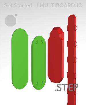 Multipoint Rails - STEP Remixing Files