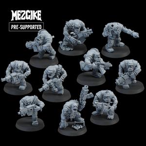 Orc shoota gruntz multi-part set (pre-supported)