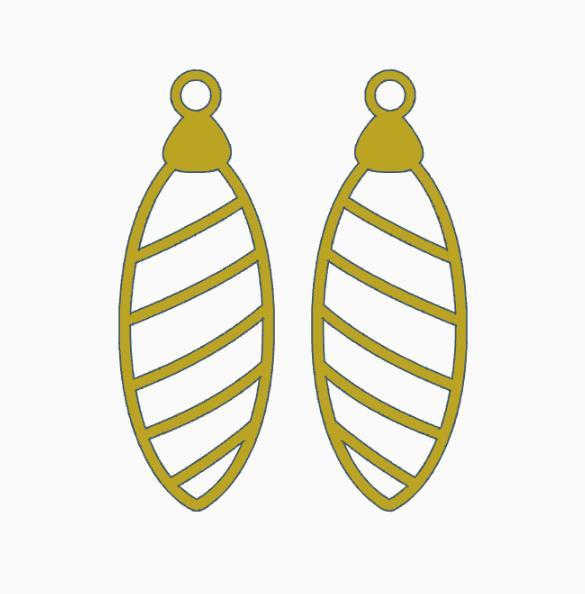 Christmas Ornament Earring 7.stl