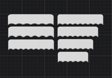 Pottery Rim / Ridging Tools (Remix for Various Sizes)