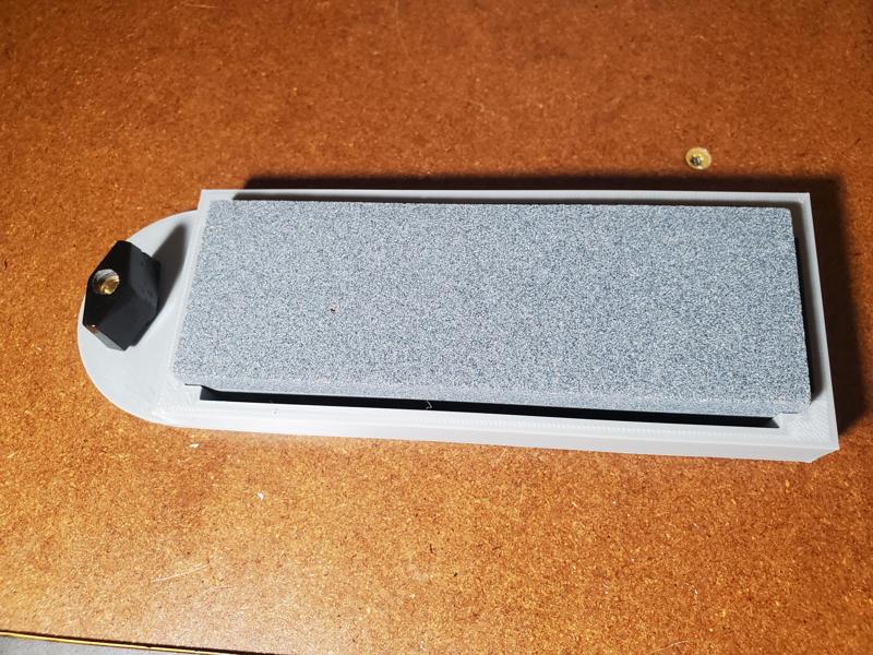 Whetstone sharpener bench holder