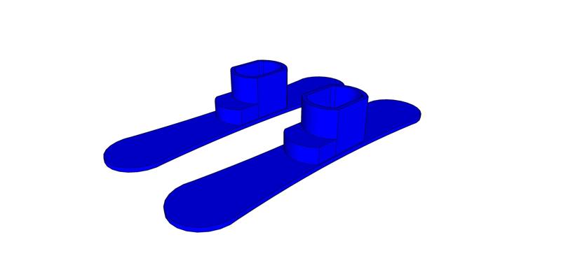 Small Skis - Finger Skis