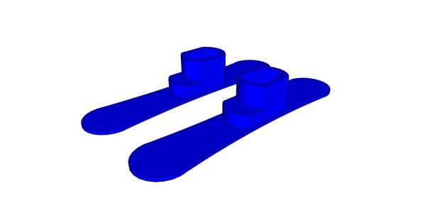 Small Skis - Finger Skis