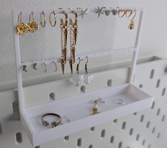 Ikea Skadis Earring Holder 