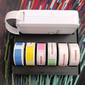 Gridfinity / D110 printer & 6 rolls organizer