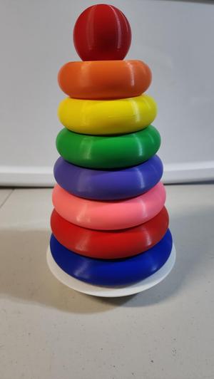 Stackable donut tower for Kids