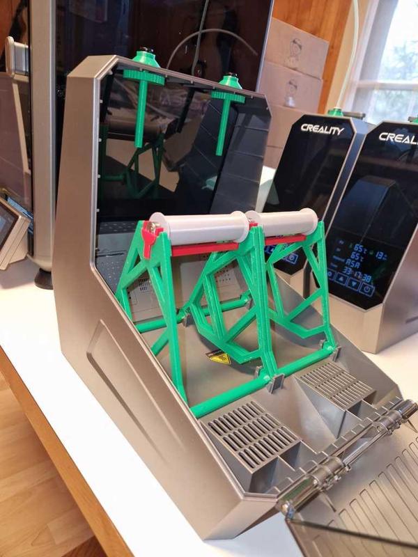Creality Space Pi Dryer - Spool holder with roller 