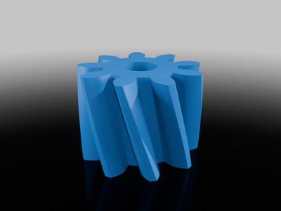 helical main brush drive gear for yeedi cube robot vacuum / mop
