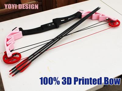 100% 3D Printed Compound Bow 