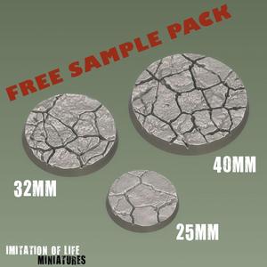 Cracked Earth Bases - Free Sample Pack