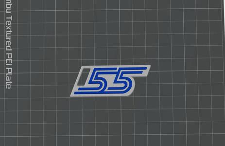 Carlos Sainz F1 keychain