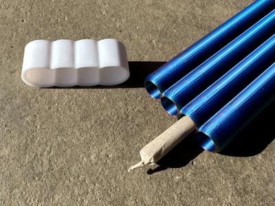 Quad Joint Tube with Cap