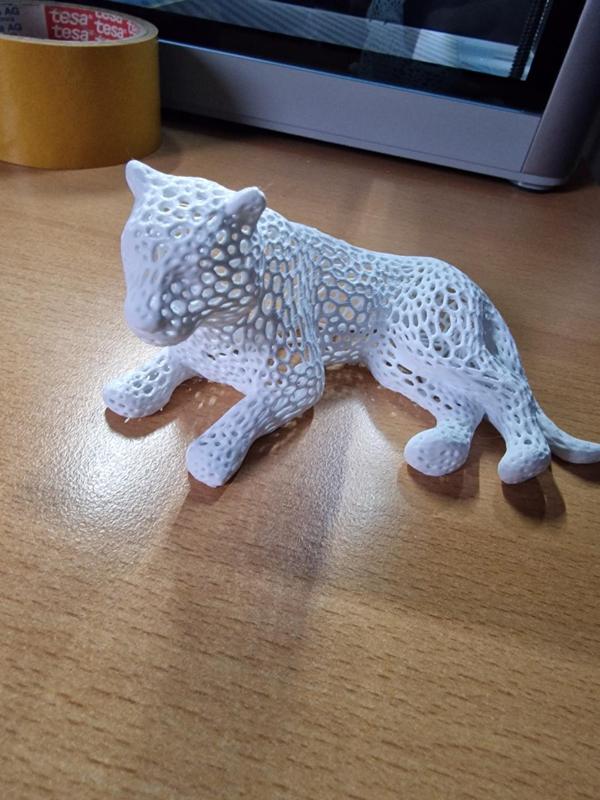 Voronoi lying tiger