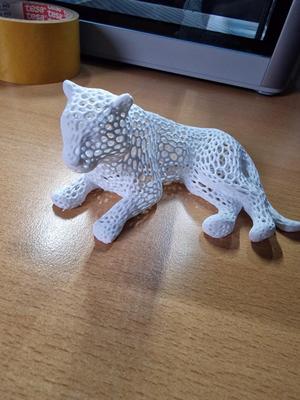 Voronoi lying tiger