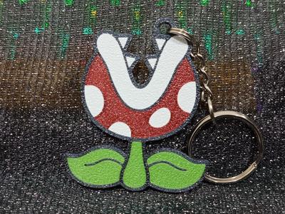Super Mario Piranha Plant Keychain