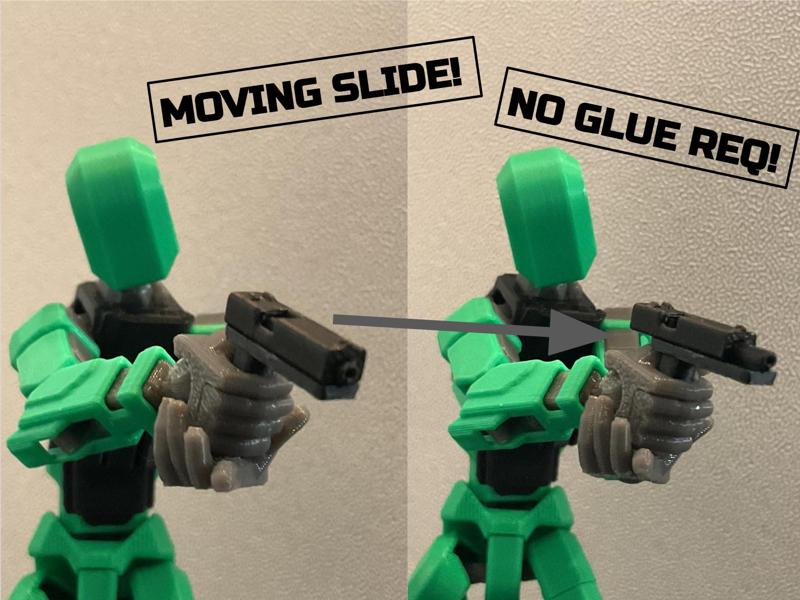 Glock/Pistol/Gun for Dummy 13 BETA (MOVING SLIDE!)