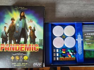 Pandemic board game organizer