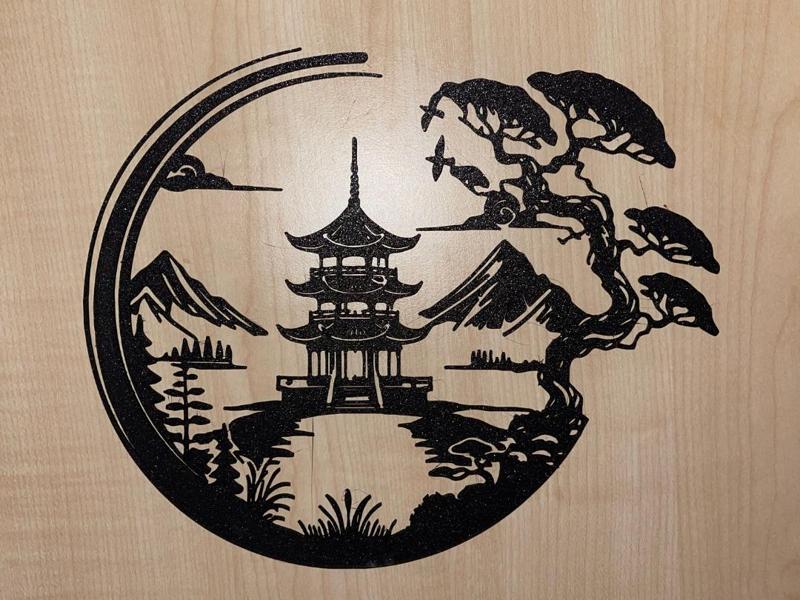 Japanese Landscape Wall Decor